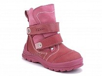 215-96,87,17 Тотто (Totto), ботинки детские зимние ортопедические профилактические, мех, нубук, кожа, розовый. в Владимире