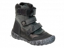 210-21,1,52Б Тотто (Totto), ботинки демисезонные утепленные, байка, черный, кожа, нубук. в Владимире