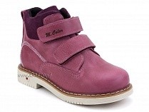 1071-10 (26-30) Миниколор (Minicolor), ботинки детские ортопедические профилактические утеплённые, кожа, флис, розовый в Владимире