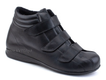 5008-02-1 Плюмекс (Plumex), ботинки для взрослых зимние, натуральная шерсть, кожа, черный, полнота 10 в Владимире