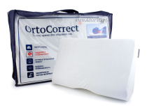 ORTOCORRECT Premium 1 54*34см, валики 9/12см. Подушка ортопедическая с эффектом памяти, белый в Владимире