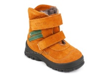 203-85,044 Тотто (Totto), ботинки зимние, оранжевый, зеленый, натуральный мех, замша. в Владимире